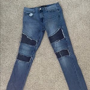 Biker jeans